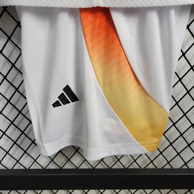 Camisa Alemanha Home 24/25 - Torcedor Infantil Branca e Laranja - Netmantos