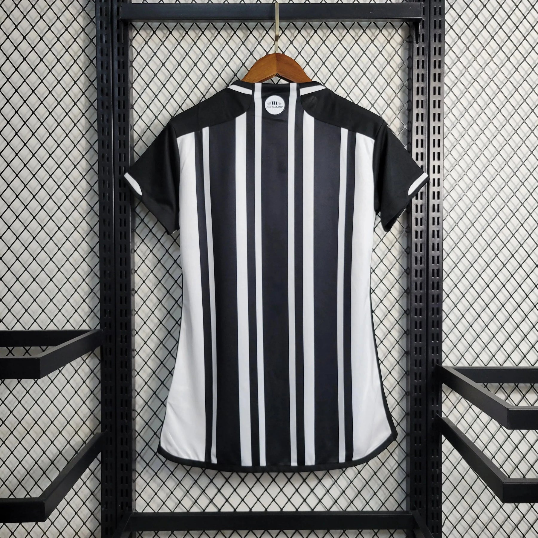 Camisa Atlético Mineiro Home 23/24 - Torcedor Feminina Preta e Branca - Netmantos
