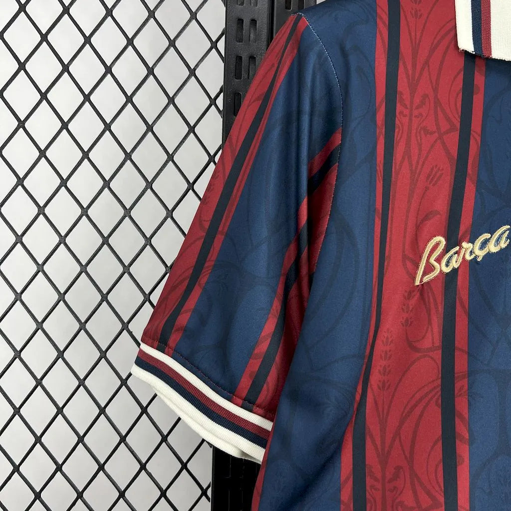 Camisa Barcelona 125 Anos 25/26 - Torcedor Masculina Polo - Netmantos