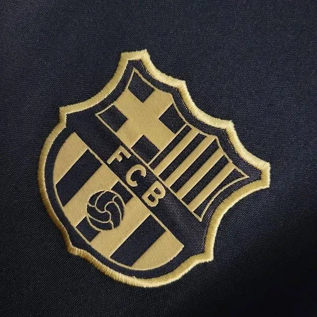 Camisa Barcelona Away Retrô 20/21 - Torcedor Masculina Preta - Netmantos