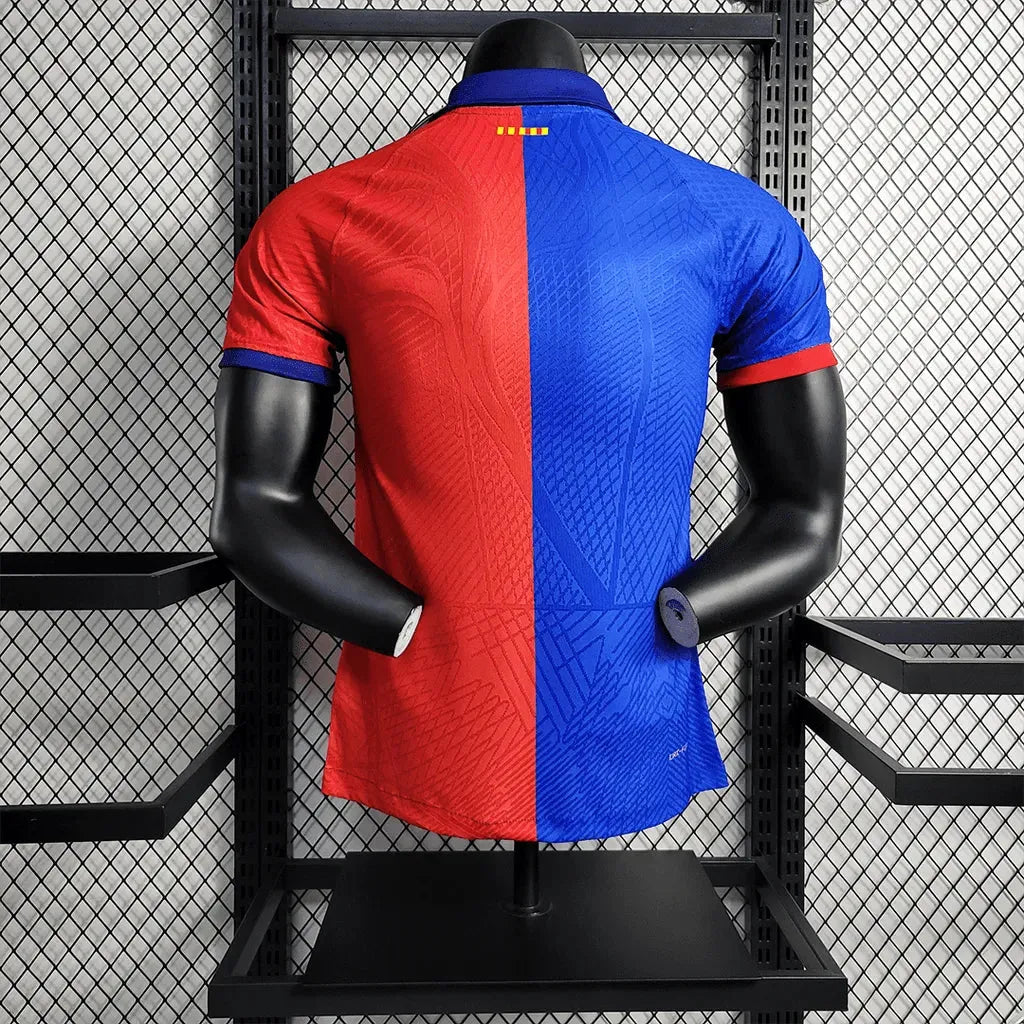 Camisa Barcelona Classic 23/24 - Jogador Masculina Azul e Vermelho - Netmantos