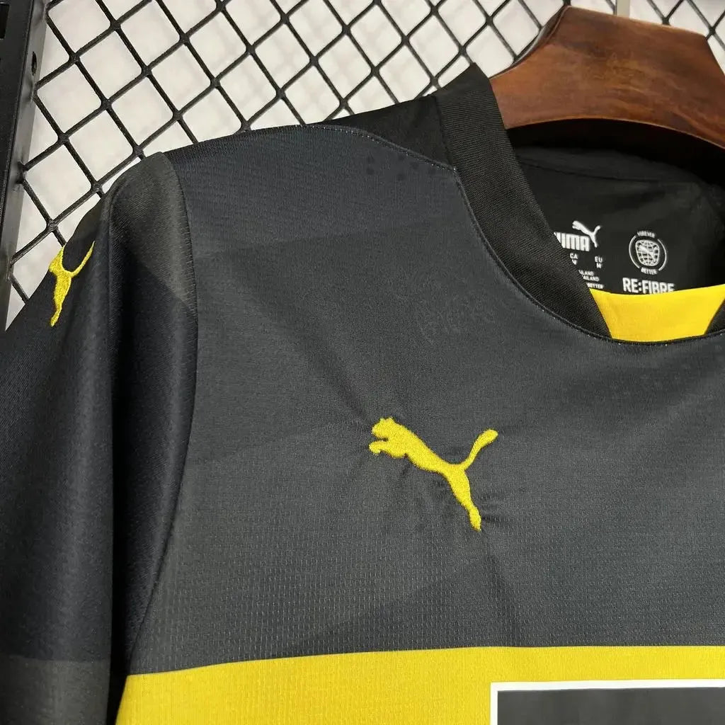 Camisa Borussia Dortmund Away 24/25 - Torcedor Masculina Preta - Netmantos