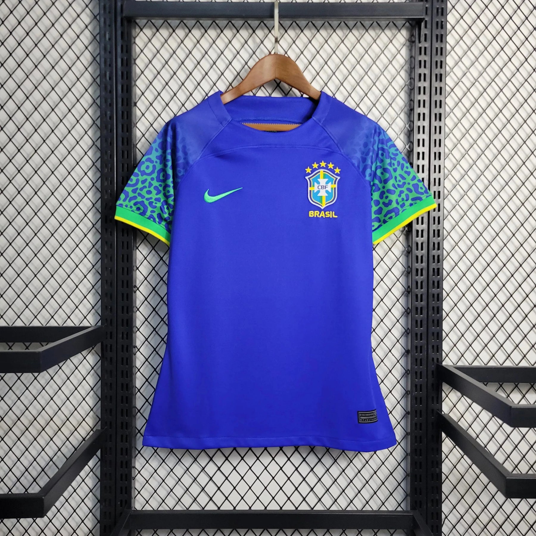 Camisa Brasil Away 22/23 - Torcedor Feminina Azul - Netmantos