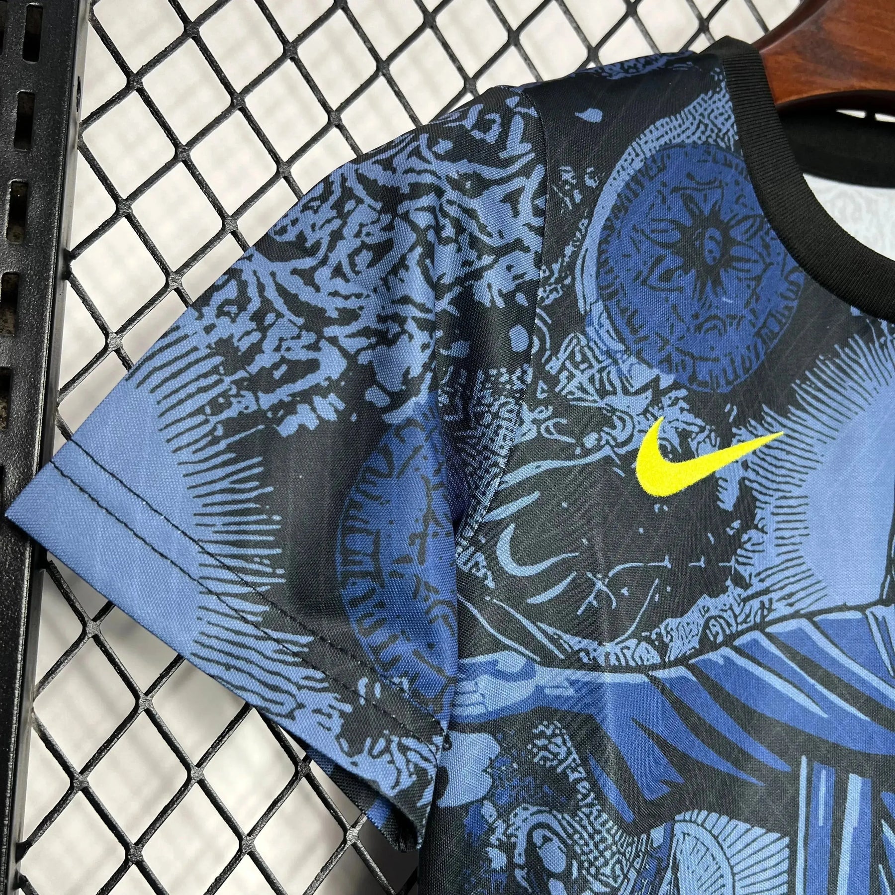 Camisa Brasil Edição Especial Cristo Redentor 24/25 - Torcedor Infantil Azul - Netmantos