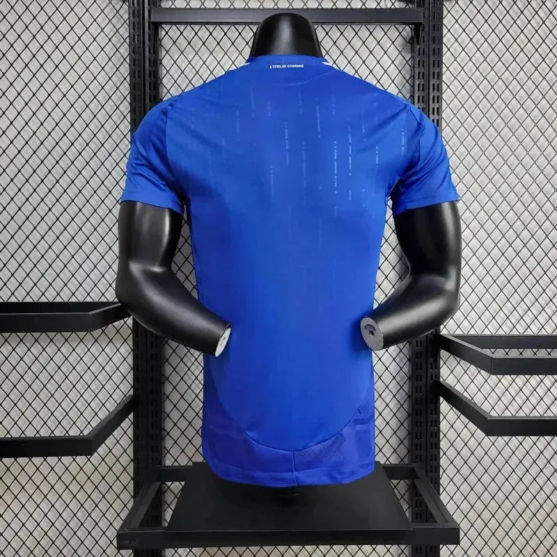 Camisa Itália Home 24/25 - Jogador Masculina Azul - Netmantos