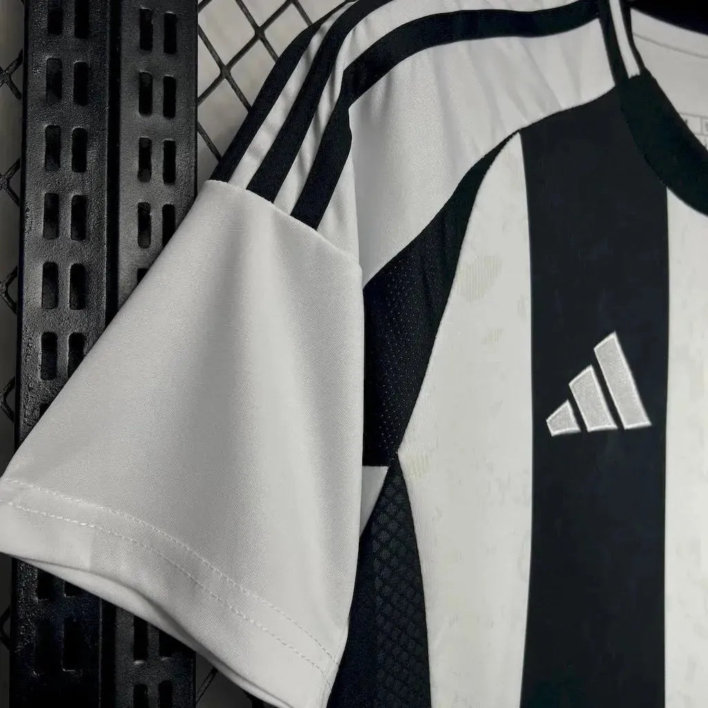 Camisa Juventus Home 24/25 - Torcedor Masculina Preta e Branca - Netmantos