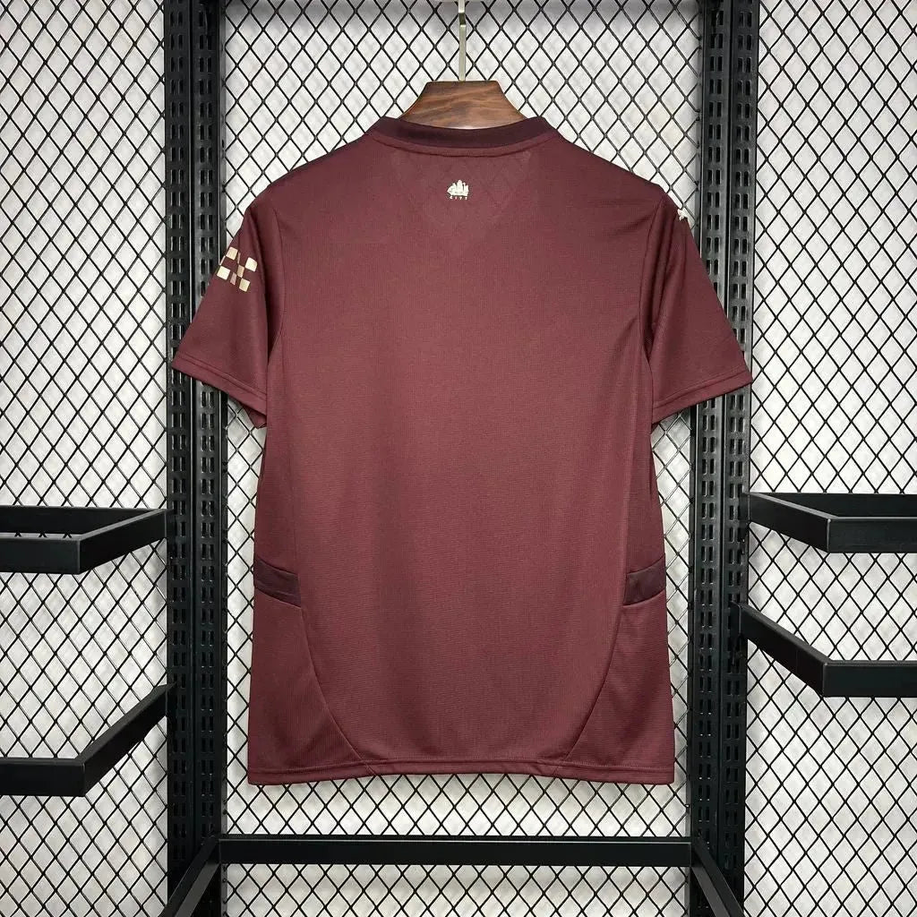 Camisa Manchester City Third Away 24/25 - Torcedor Masculina Vinho/Vermelha - Netmantos