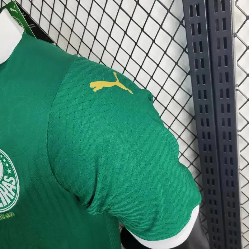 Camisa Palmeiras Home 24/25 - Jogador Masculina Verde + Patch Brasileirão e Avanti + Patrocínios - Netmantos