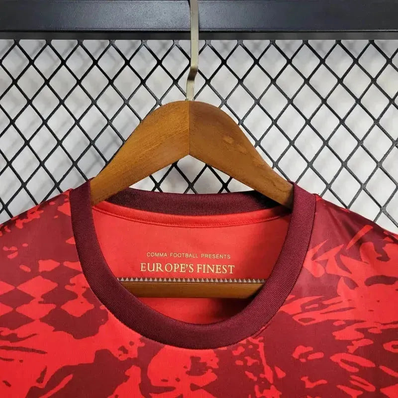 Camisa Portugal “A Seleção” - Torcedor Masculina Vermelha Comma Football - Netmantos