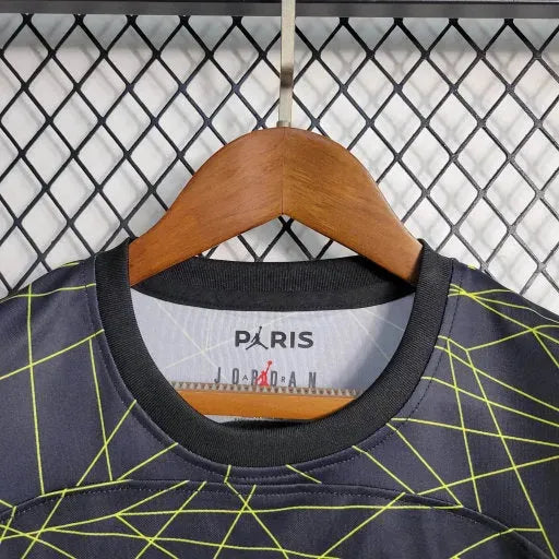 Camisa PSG Away V 23/24 - Torcedor Infantil Preta e Amarela - Netmantos