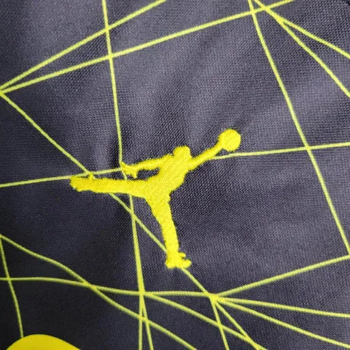 Camisa PSG Away V 23/24 - Torcedor Infantil Preta e Amarela - Netmantos
