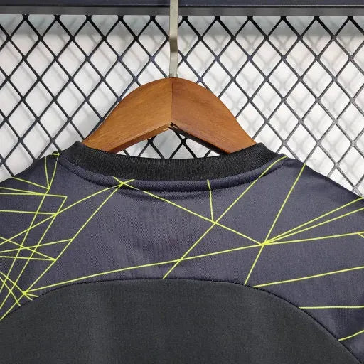 Camisa PSG Away V 23/24 - Torcedor Infantil Preta e Amarela - Netmantos