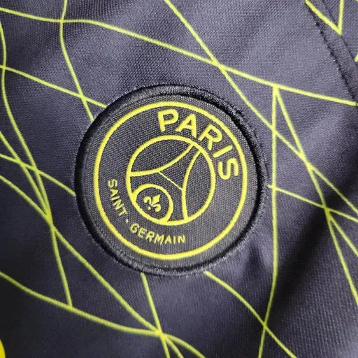 Camisa PSG Away V 23/24 - Torcedor Infantil Preta e Amarela - Netmantos