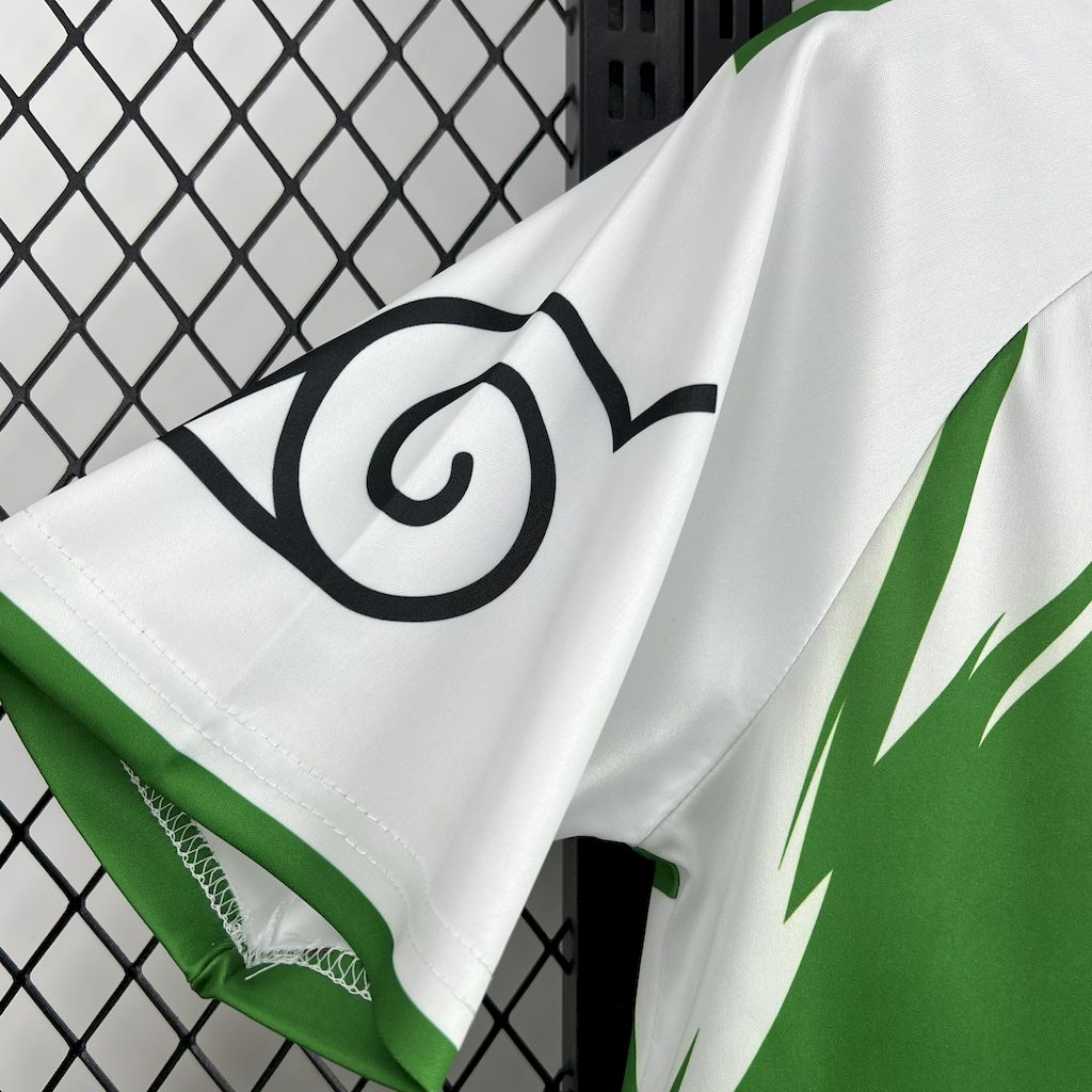 Camisa Real Betis Naruto 25/26 - Torcedor Masculina Branca e Verde - Netmantos