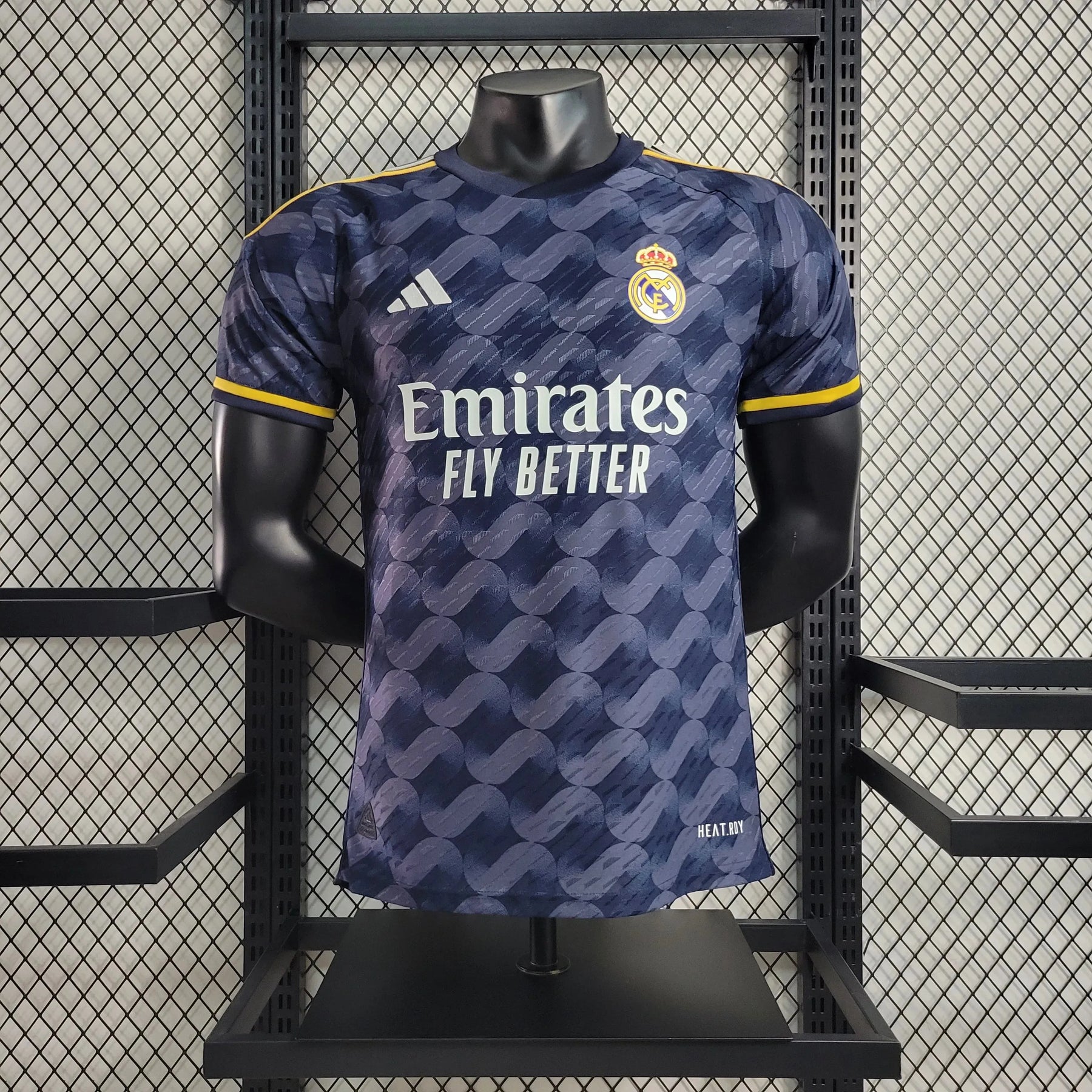Camisa Real Madrid Away 23/24 - Jogador Masculina Preta - Netmantos