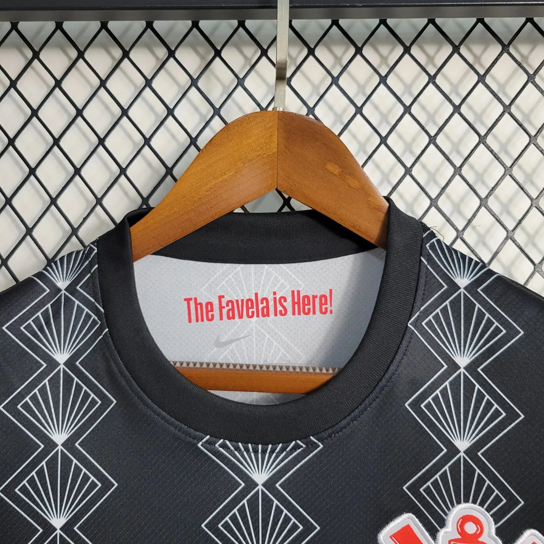 Camisa Timão Treino 23/24 - Torcedor Masculina Preta - Netmantos
