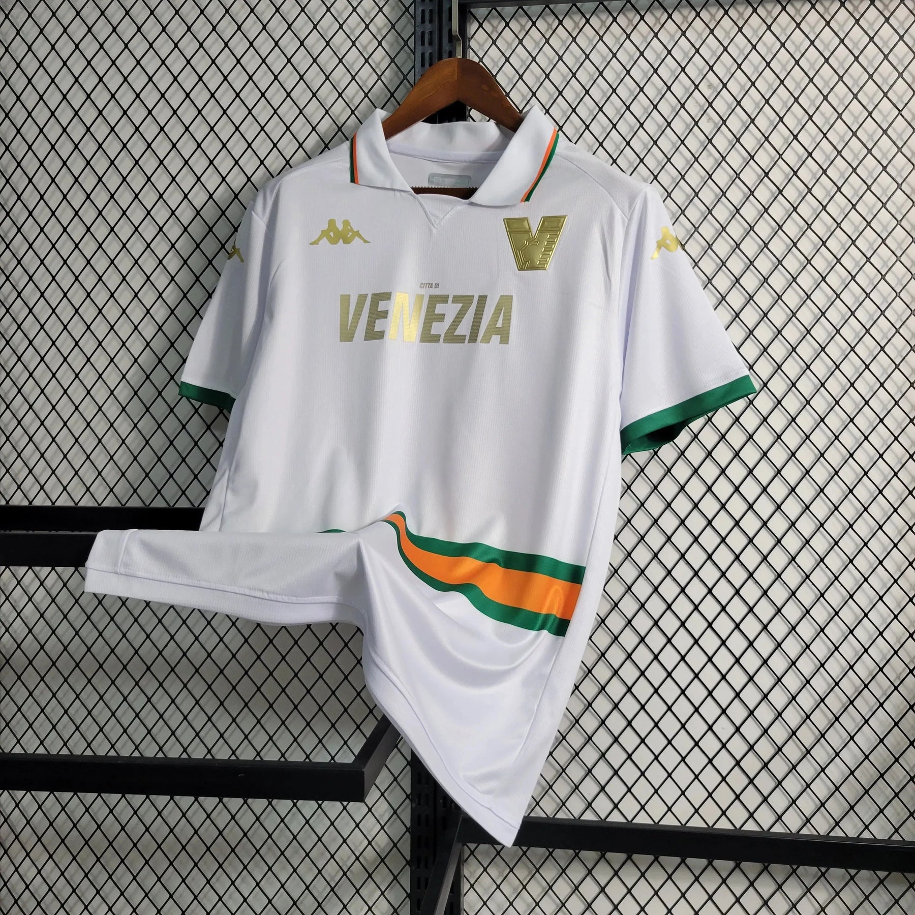 Camisa Venezia Away 23/24 - Torcedor Masculina Branca - Netmantos