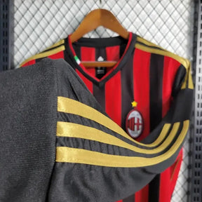 Camisa AC Milan Retrô 2013/14 - Torcedor Masculina Manga Longa - Netmantos