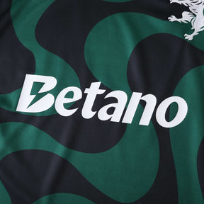 Camisa Sporting Third Away 25/26 - Torcedor Masculina Preta e Verde