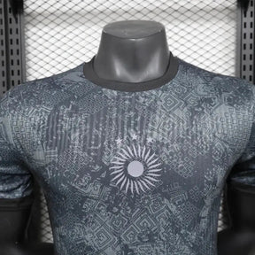 "Camisa Argentina GOAT Messi - Jogador Masculina Blackout Comma Football - Netmantos"