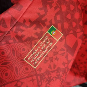"Camisa Portugal “The Siu” - Torcedor Masculina Vermelha Comma Football - Netmantos"