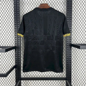 "Camisa México Gold 25/26 - Torcedor Masculina Preta e Dourada - Netmantos"