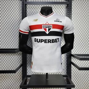 "Camisa São Paulo Home 25/26 - Jogador Masculina Branca - Netmantos"