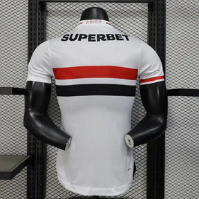 "Camisa São Paulo Home 25/26 - Jogador Masculina Branca - Netmantos"