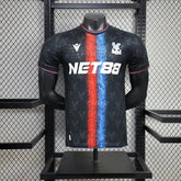 "Camisa Crystal Palace Away 24/25 - Jogador Masculina Preta - Netmantos"