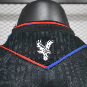 "Camisa Crystal Palace Away 24/25 - Jogador Masculina Preta - Netmantos"