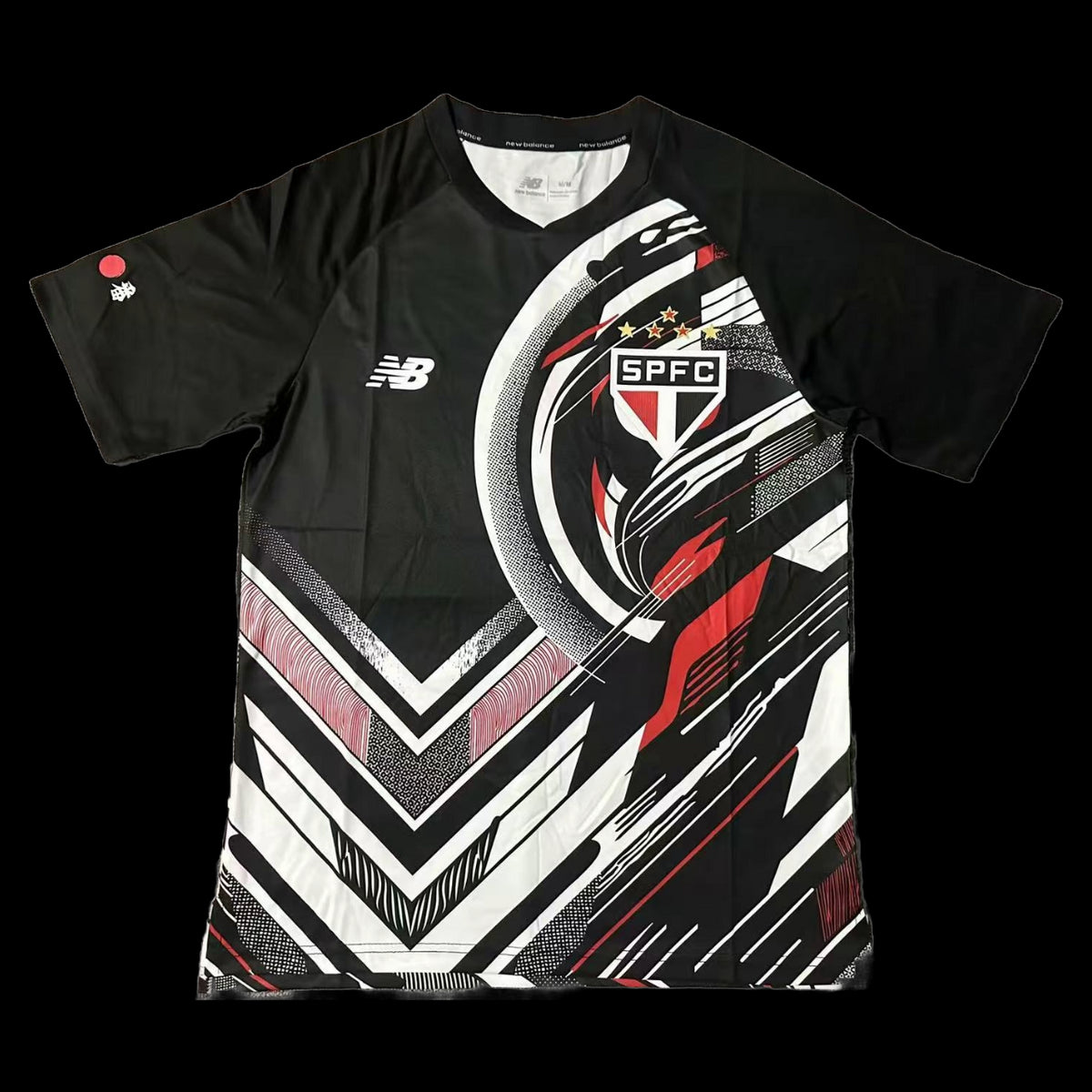 "Camisa São Paulo Pré Jogo 25/26 - Torcedor Masculina Preta - Netmantos"