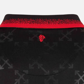 "Camisa AC Milan x Off-White™ Fourth 25/26 - Torcedor Masculina Preta - Netmantos"