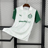 "Camisa Palmeiras Away 25/26 - Torcedor Masculina Branca + Patrocínios - Netmantos"