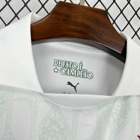 "Camisa Palmeiras Away 25/26 - Torcedor Masculina Branca + Patrocínios - Netmantos"