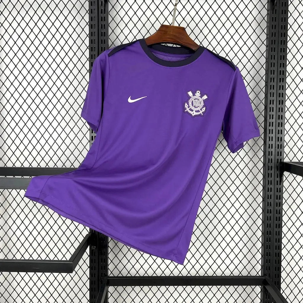 "Camisa Timão Treino 25/26 - Torcedor Masculina Roxa - Netmantos"