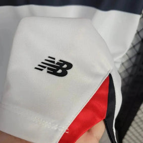 "Camisa São Paulo Home 25/26 - Torcedor Masculina Branca + Patrocínios - Netmantos"