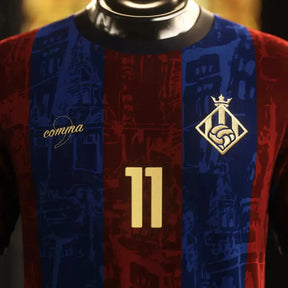"Camisa Barcelona The Prince Grená - Torcedor Masculina Comma Football - Netmantos"
