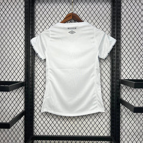 "Camisa Santista Home 24/25 - Torcedor Feminina Branca - Netmantos"