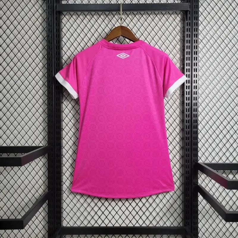 "Camisa Santista 23/24 - Torcedor Feminina Rosa - Netmantos"