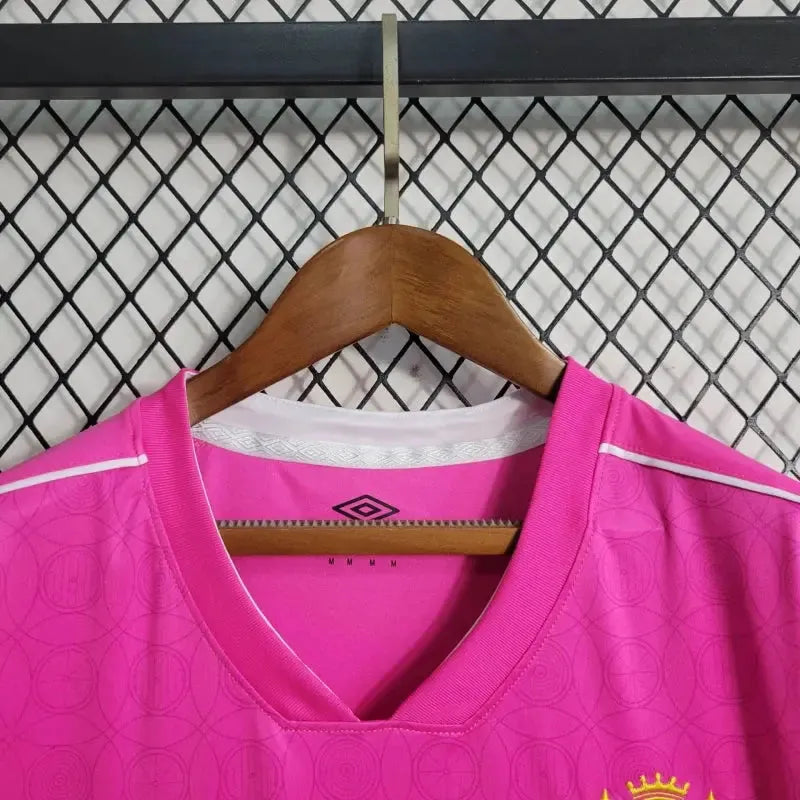 "Camisa Santista 23/24 - Torcedor Feminina Rosa - Netmantos"