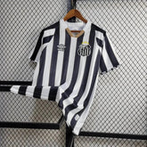 "Camisa Santista Away 24/25 - Torcedor Masculina Listrada + Patrocínios - Netmantos"