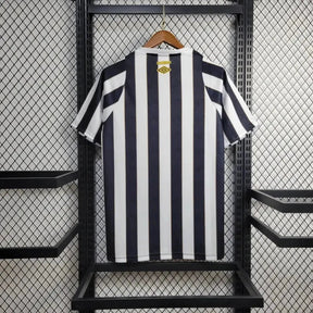 "Camisa Santista Away 24/25 - Torcedor Masculina Listrada + Patrocínios - Netmantos"