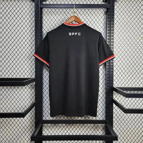"Camisa São Paulo 24/25 - Torcedor Masculina Preta - Netmantos"