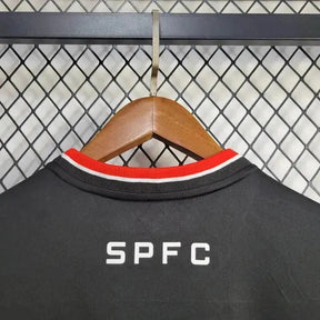 "Camisa São Paulo 24/25 - Torcedor Masculina Preta - Netmantos"