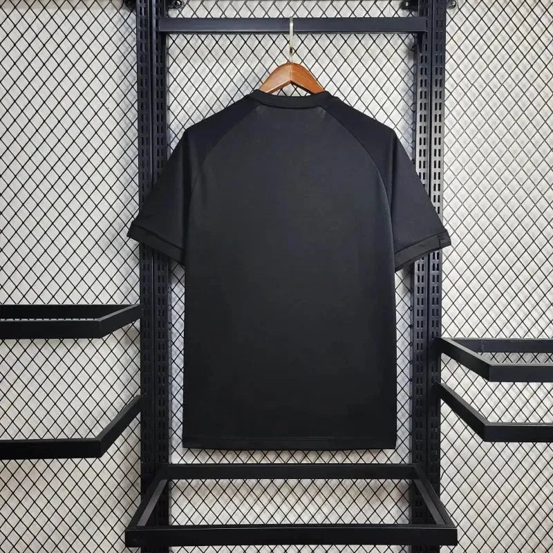 "Camisa Vasco Goleiro 24/25 - Torcedor Masculina Preta + Patrocínios - Netmantos"