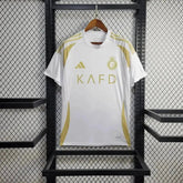 "Camisa Al-Nassr Third Away 24/25 - Torcedor Masculina Branca e Dourada - Netmantos"