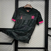 "Camisa Chelsea Third Away 24/25 - Torcedor Masculina Preta e Rosa - Netmantos"