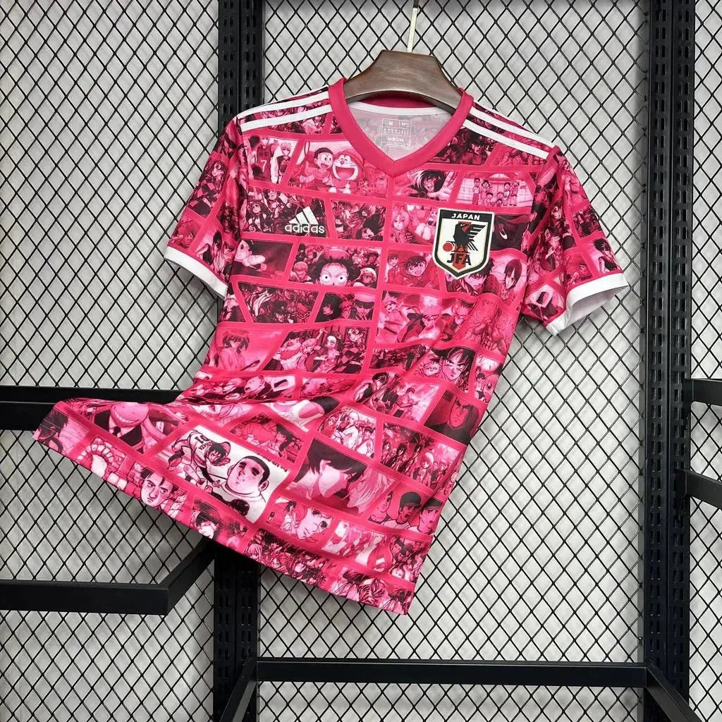 "Camisa Japão Edição Especial 24/25 - Torcedor Masculina Rosa - Netmantos"