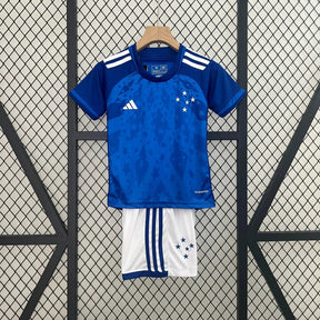 "Camisa Cruzeiro Home 24/25 - Torcedor Infantil Azul - Netmantos"