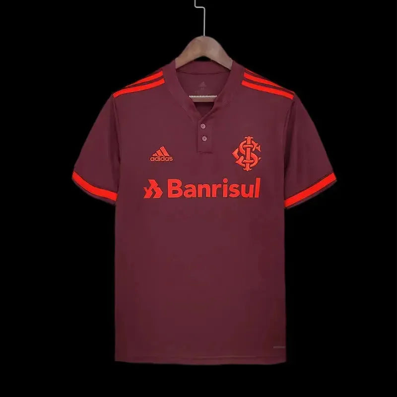 "Camisa Sport Club Internacional Third Away 21/22 - Torcedor Masculina Vinho/Vermelha - Netmantos"
